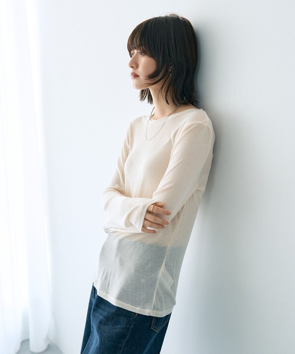 YECCA VECCA クルーネックシアーインナー 