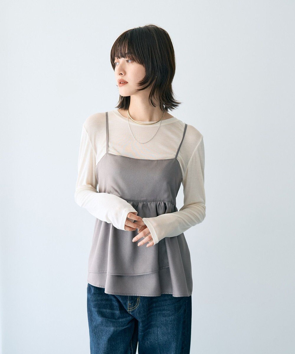 YECCA VECCA クルーネックシアーインナー 