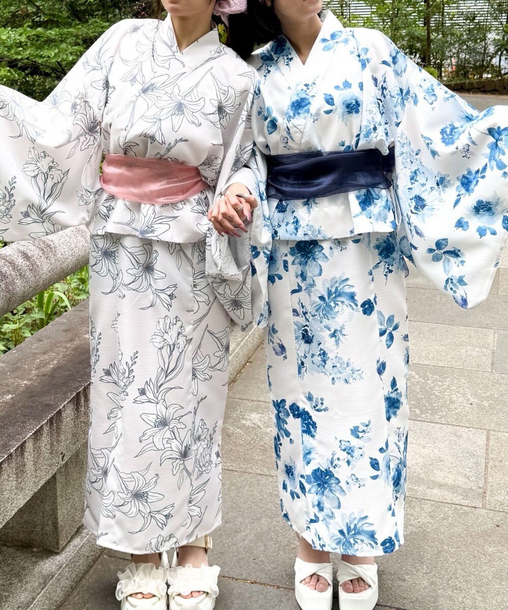 WEGO 【花火大会/お祭り】2WAY浴衣 