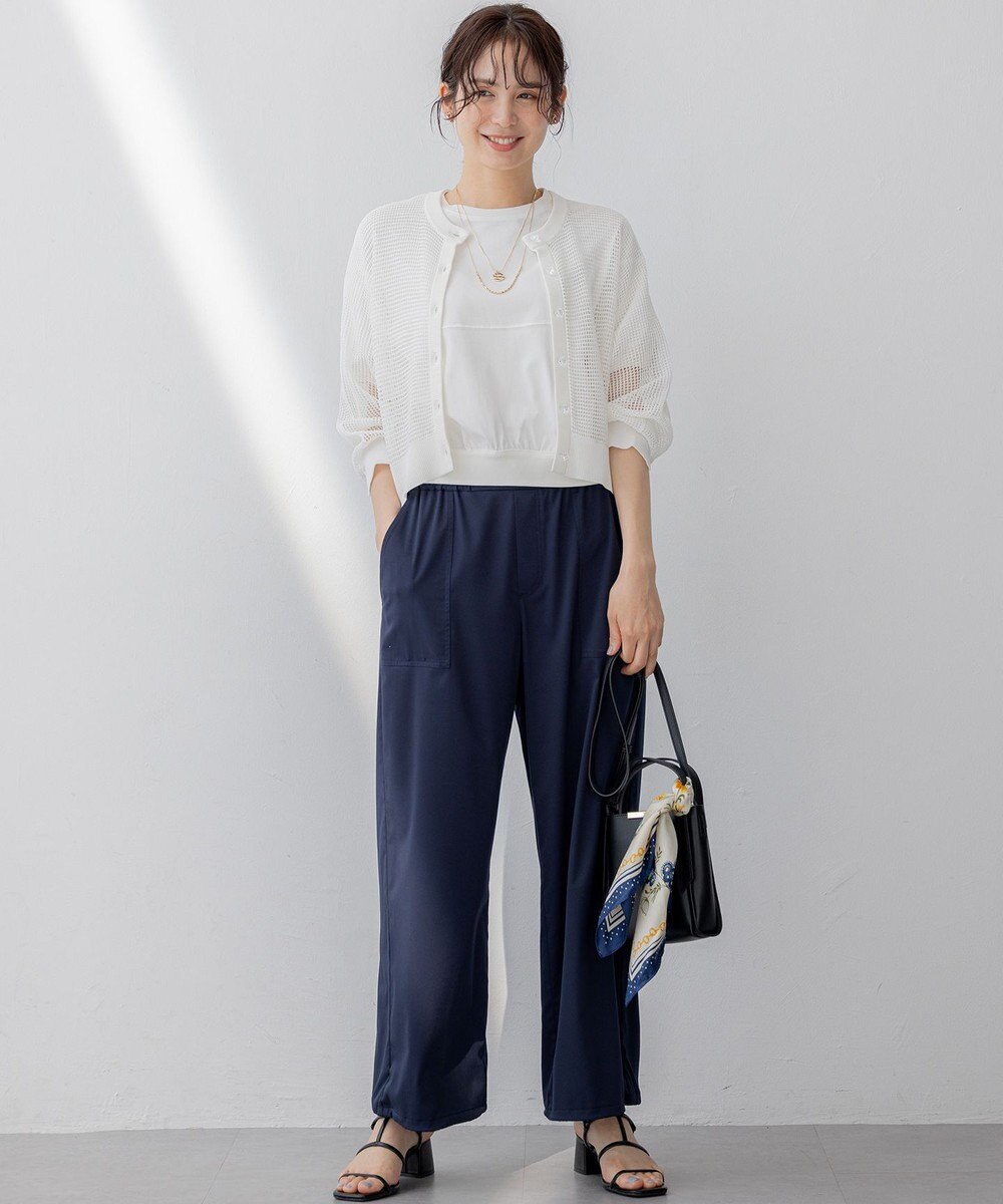 組曲 メッシュニット カーディガン 