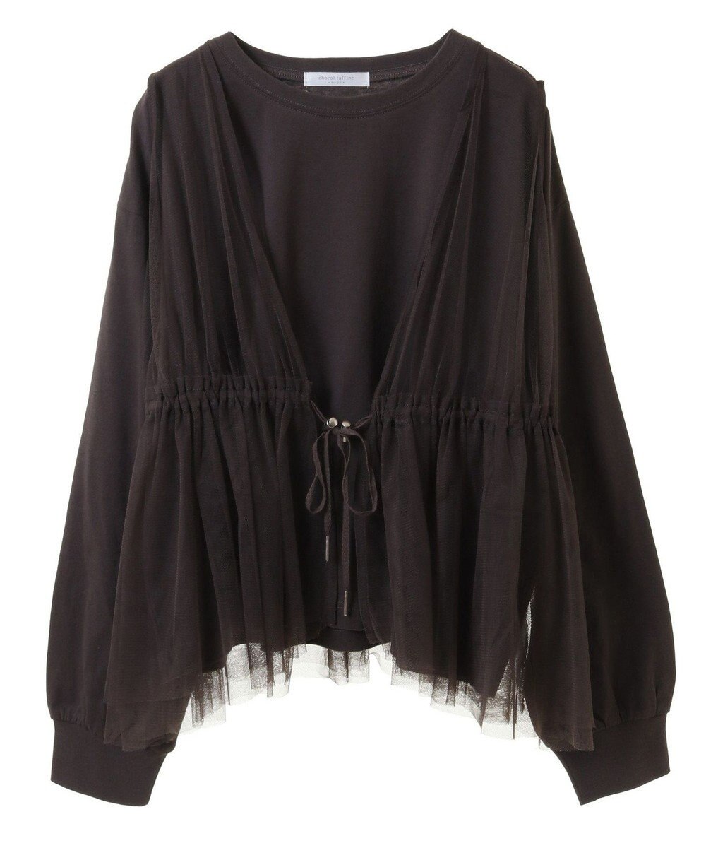 Green Parks ＳＥＴ２点　チュールベスト＋ロンＴＥＥ 