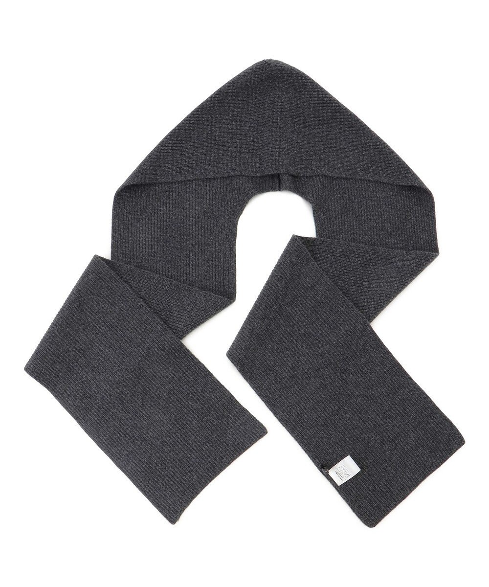 23区 【洗える】カシミヤブレンド フーディ ストール 
