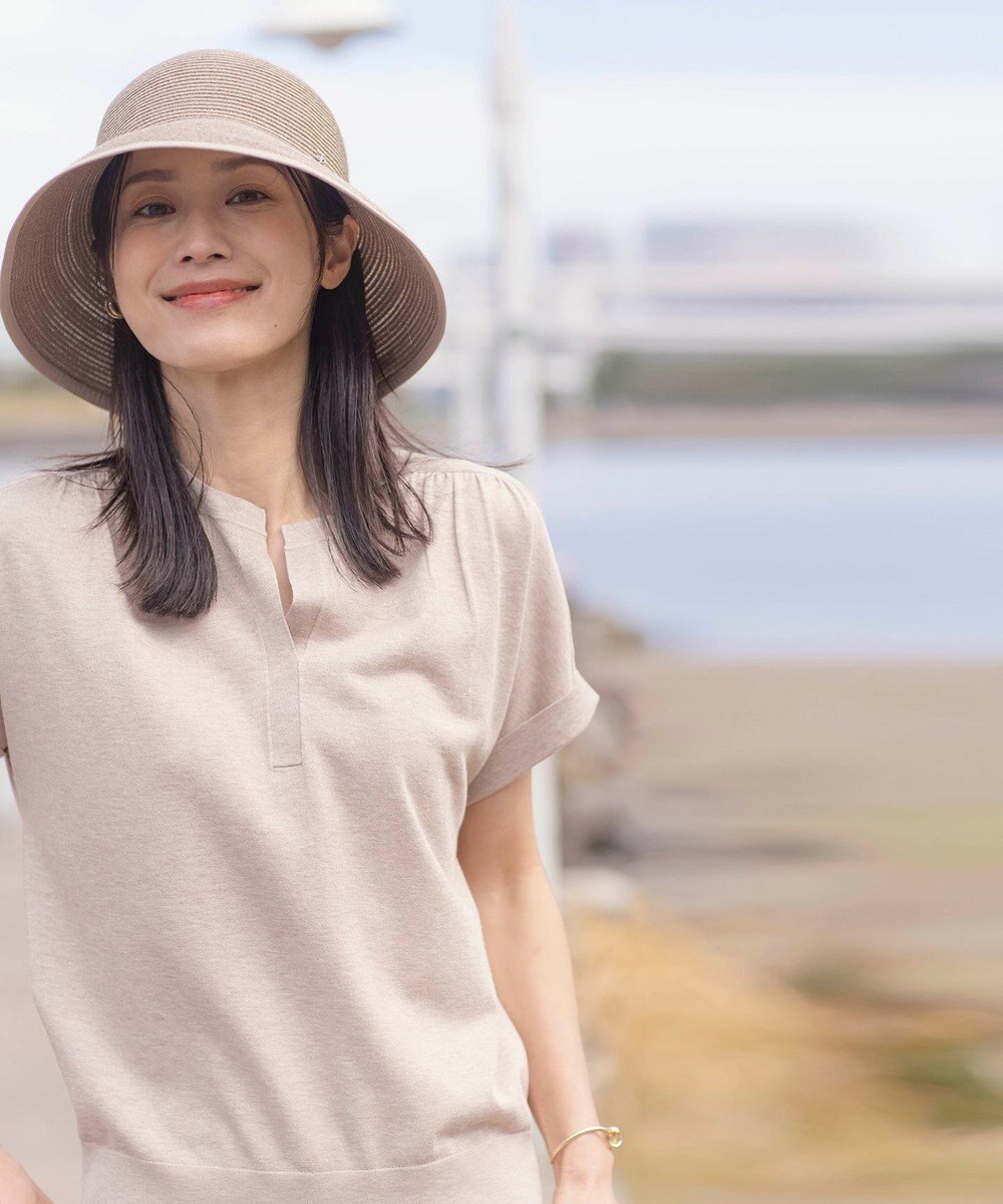J.PRESS LADIES 【WEB限定・洗える・UV・畳める】BRAID ハット 