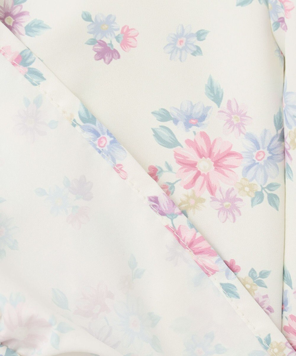 ANY KIDS 裾ペプラム 花柄 ブルゾン 