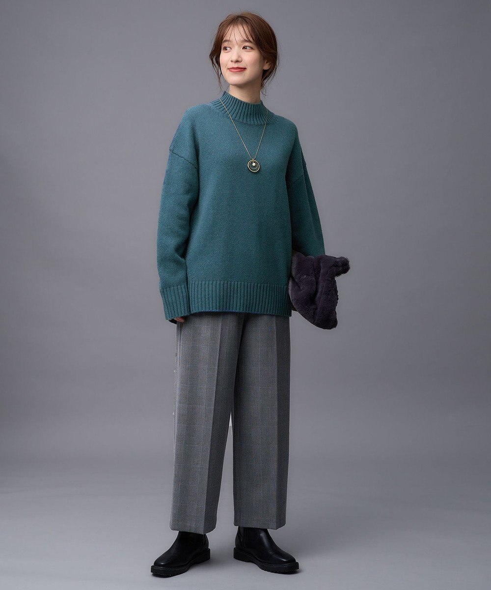 ANY 【6色展開】ラムウールハイネックニット 