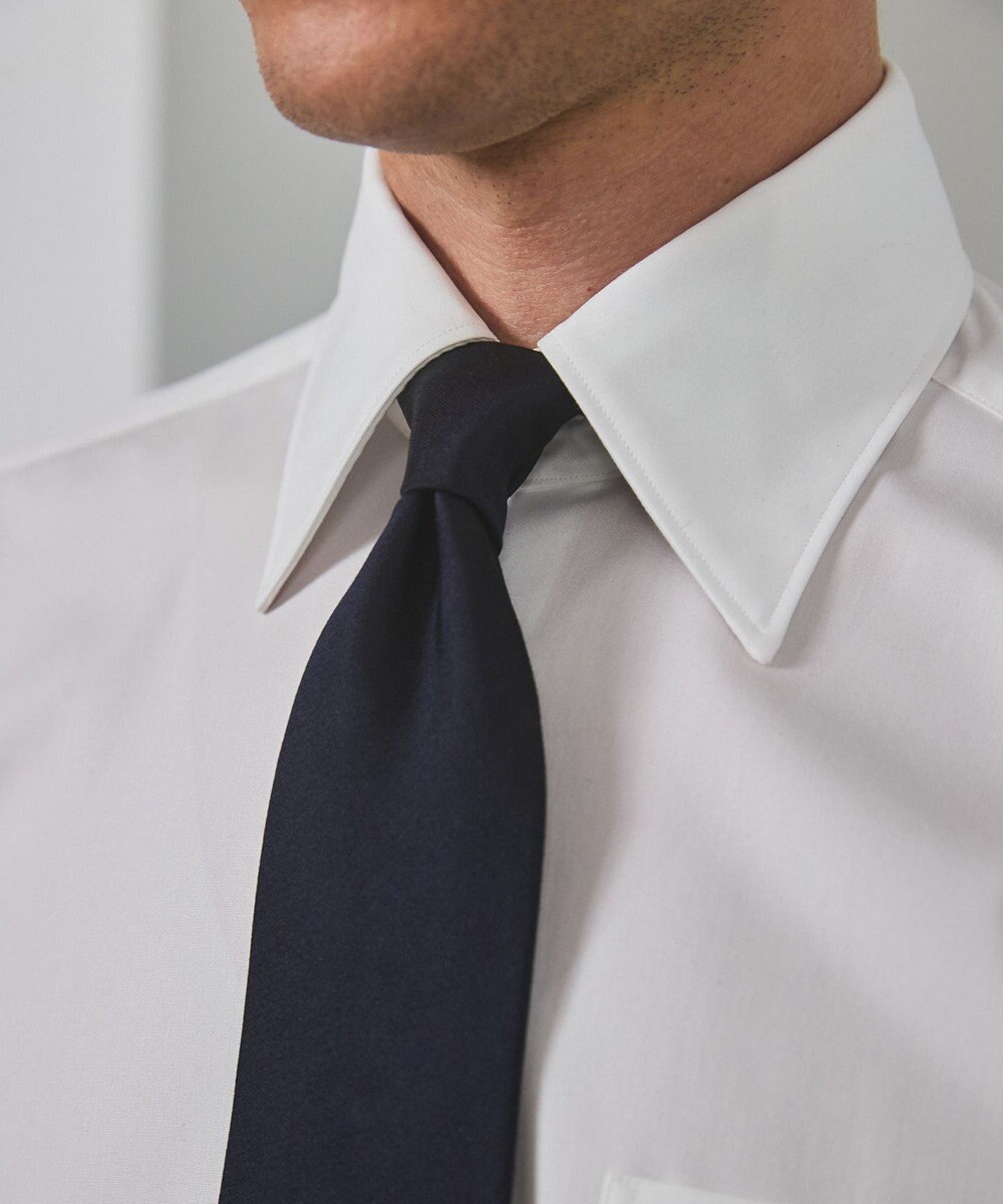 GOTAIRIKU 【形態安定】PREMIUMPLEATS_レギュラーカラー 通年ドレスシャツ_ホワイト(25年春夏モデル) 