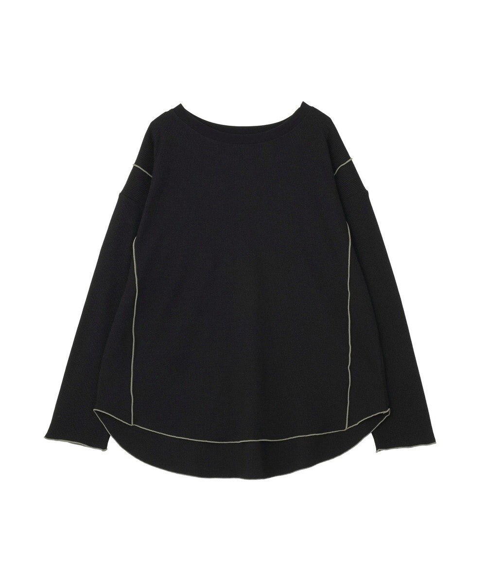 AMERICAN HOLIC 【WEB限定】ワッフル配色メロープルオーバー 