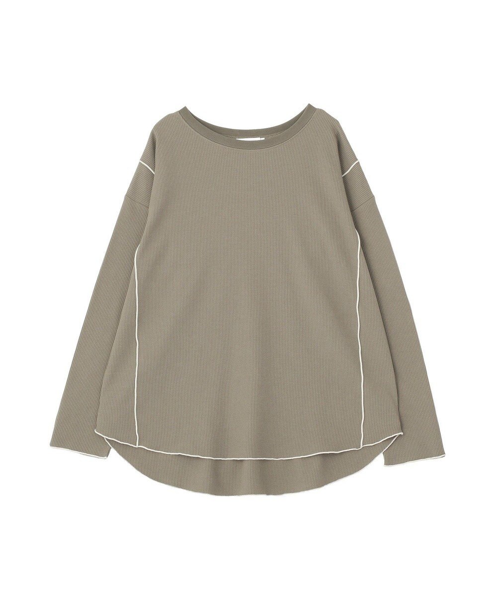 AMERICAN HOLIC 【WEB限定】ワッフル配色メロープルオーバー 