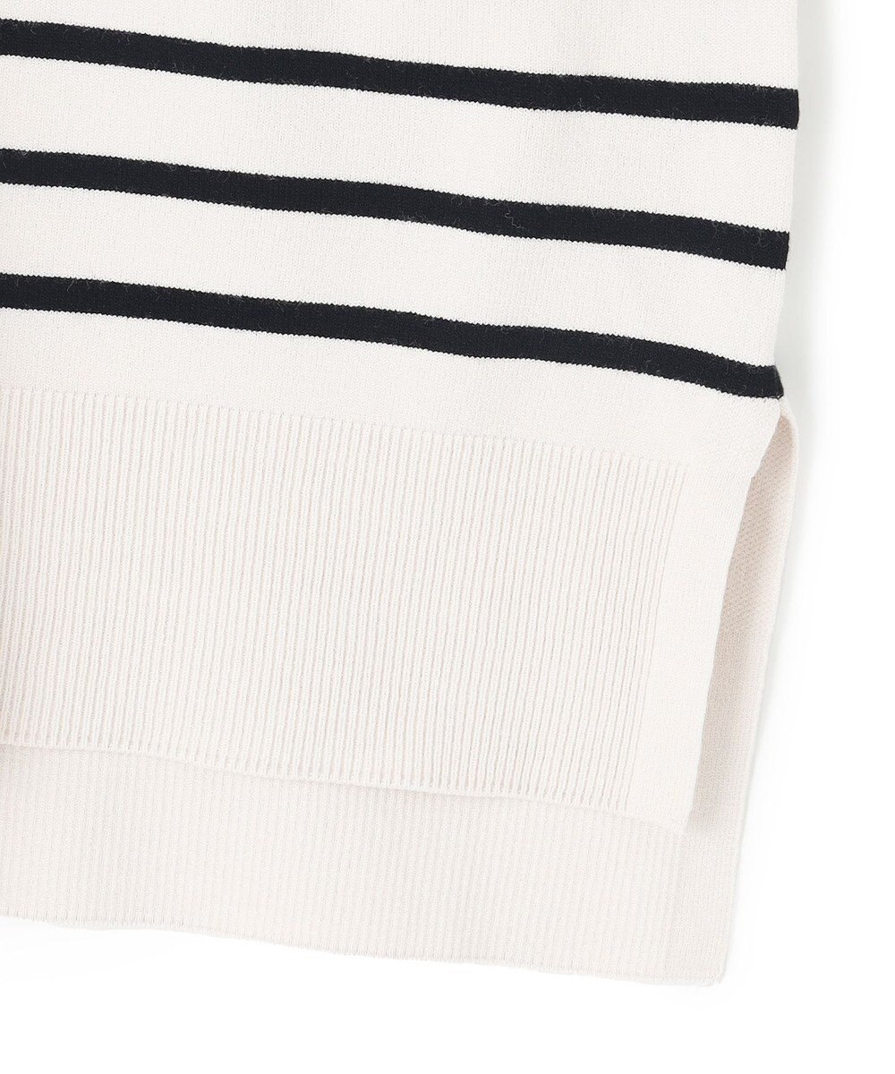 UNFILO 【洗える/抗菌防臭】マイビューティー クロップド丈ニット 