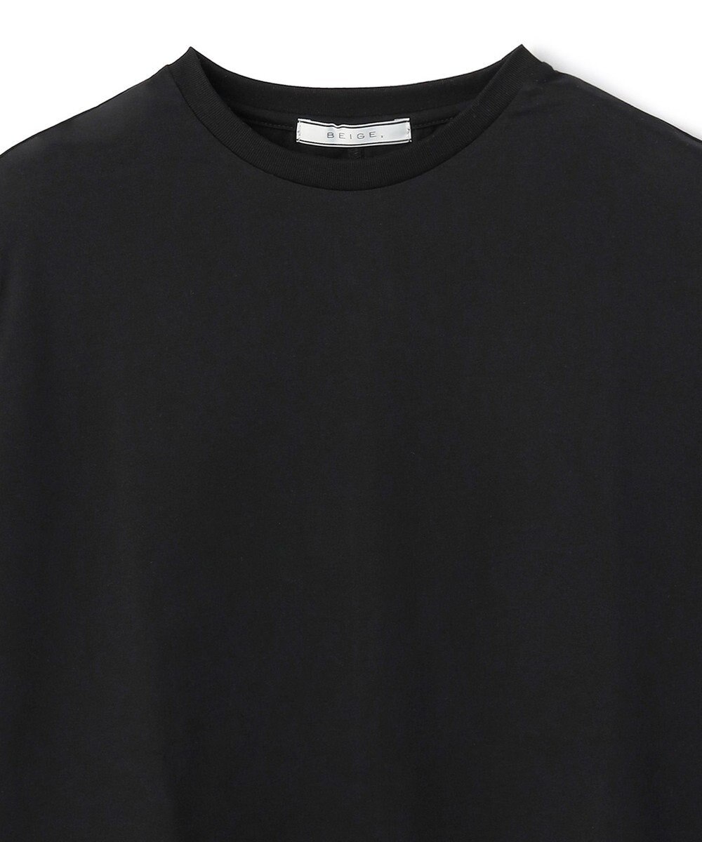 BEIGE， DIOP / スビンコットン クロップドTシャツ 