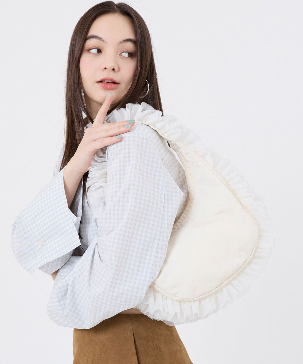 LeSportsac RUFFLE ZIP HOBO/メレンゲレースラッフル 