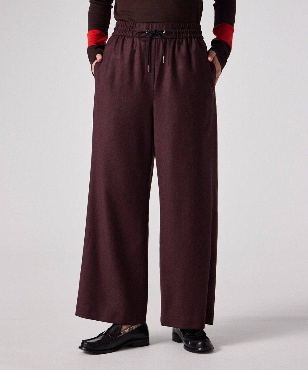 Paul Smith ウールフランネル ワイドパンツ 