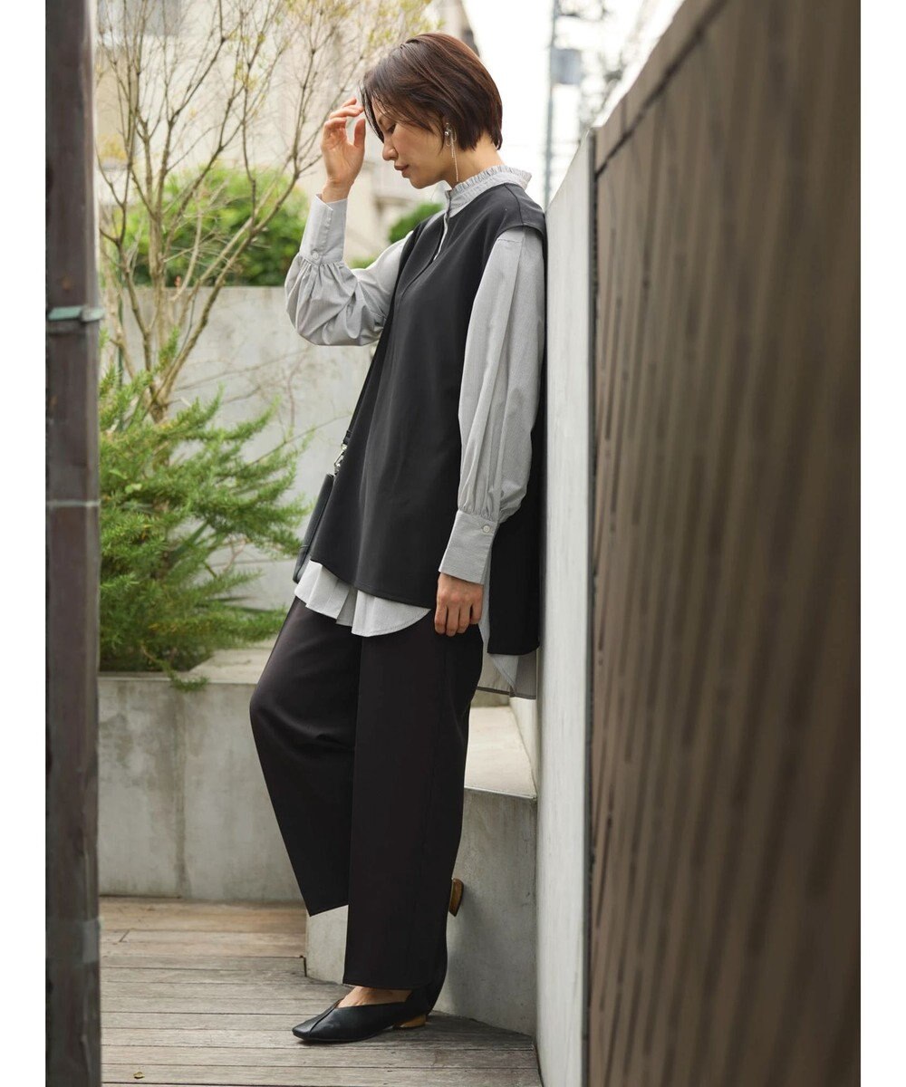 Green Parks きれいシルエットパンツ 