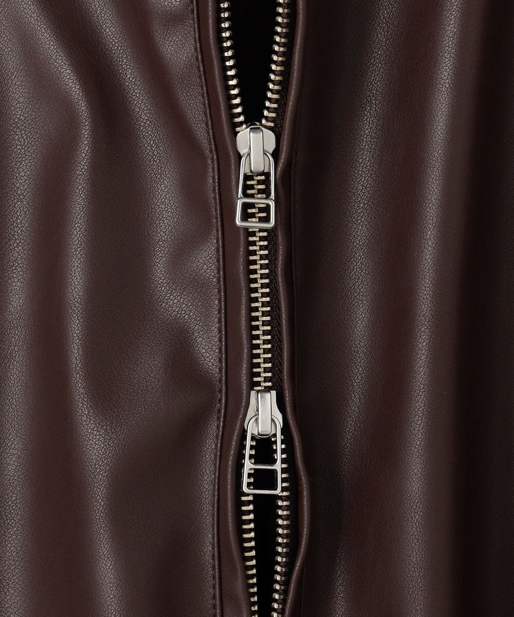 UNFILO MENS アラエルレザーライク ブルゾン 