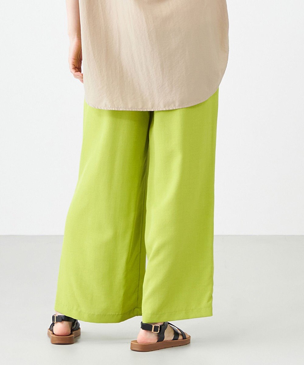 SHARE PARK LADIES ドライタッチリネンライクパンツ 