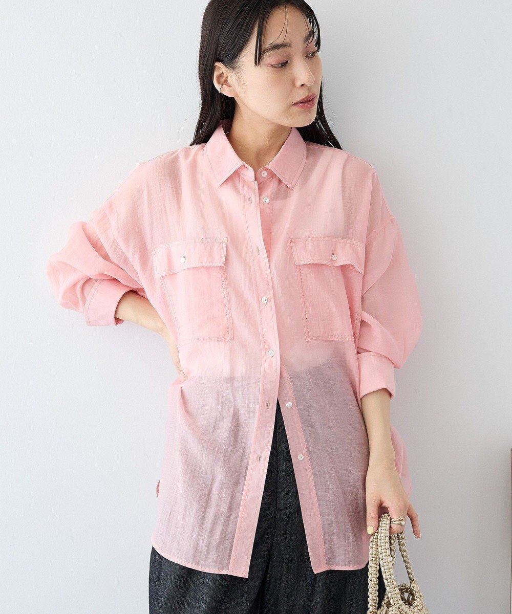 CRAFT STANDARD BOUTIQUE シアーハオリシャツ 