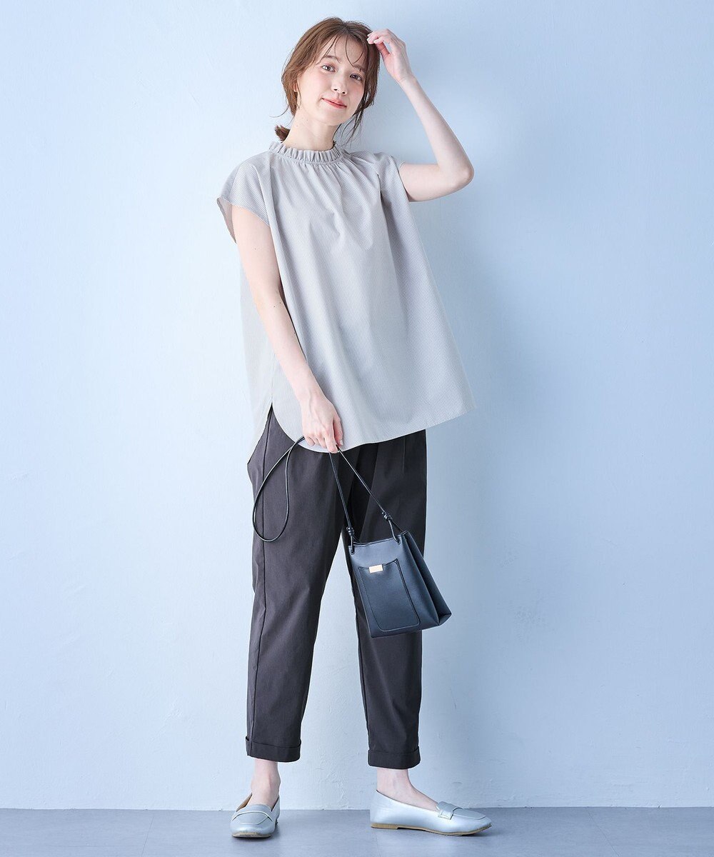 ANY 【抗菌防臭/速乾/手洗い可】エニィファンクション ノースリーブブラウス 