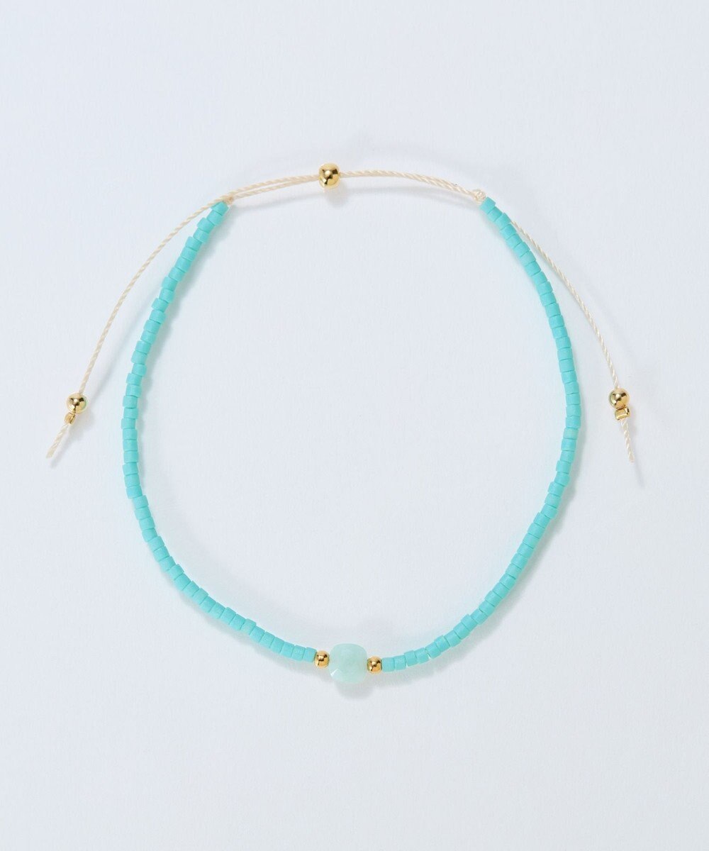 Phoebe ストーンコードブレスレット　ブルー/天然石 