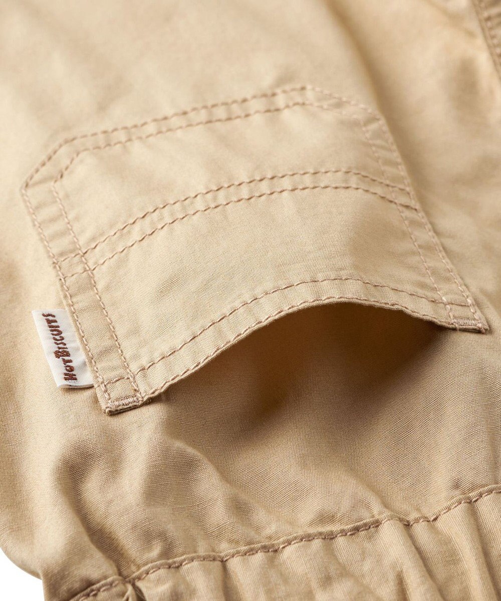 MIKI HOUSE HOT BISCUITS 【80-120cm】 パステルロゴ 6分丈パンツ 