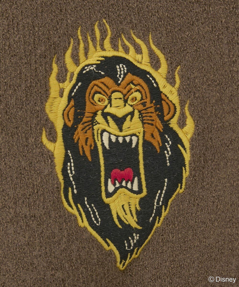 Green Parks VILLAINS/スカー/ダメージラグラン配色ニット 