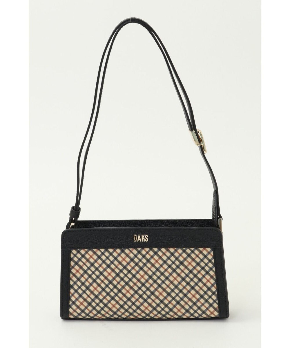 DAKS LEAミニチェックショルダーバッグ 