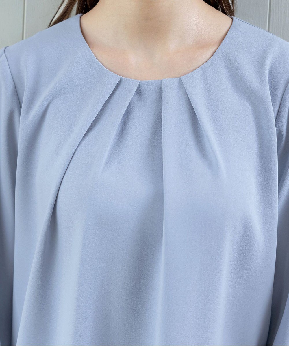 Tiaclasse 【新色追加・洗える】レースパフ袖ブラウス 