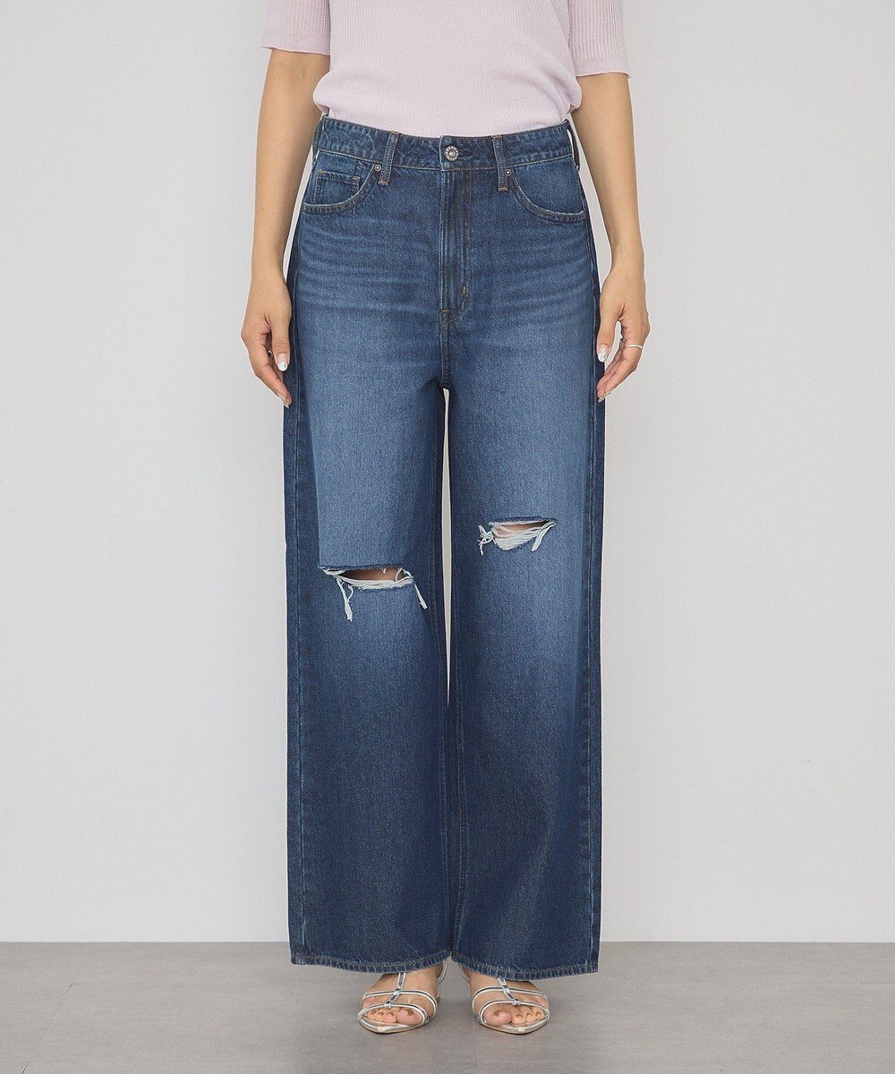 AMERICAN HOLIC ダメージワイドデニム 
