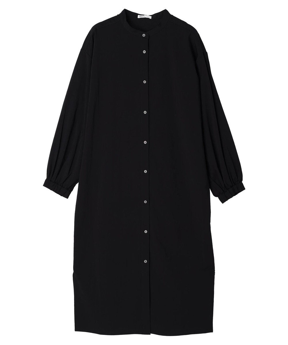 CRAFT STANDARD BOUTIQUE レーヨンデシンバンドカラーワンピース 