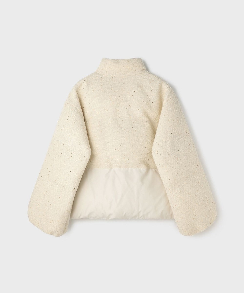 GRACE CONTINENTAL ツイードコンビパフィーブルゾン 