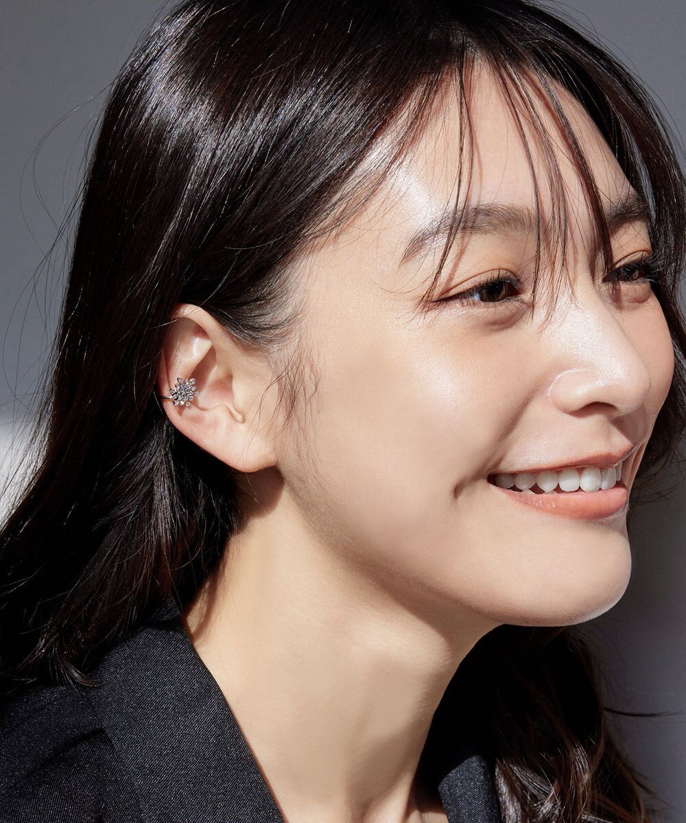 Tiaclasse 【選べる3種類】プラントモチーフイヤーカフ 