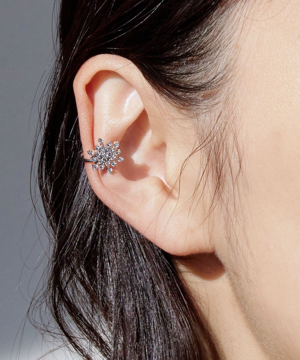 Tiaclasse 【選べる3種類】プラントモチーフイヤーカフ 