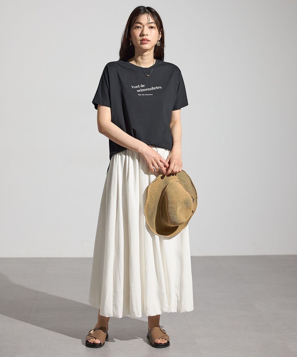 ANY L 【撥水/ウエストゴム】バルーンスカート 