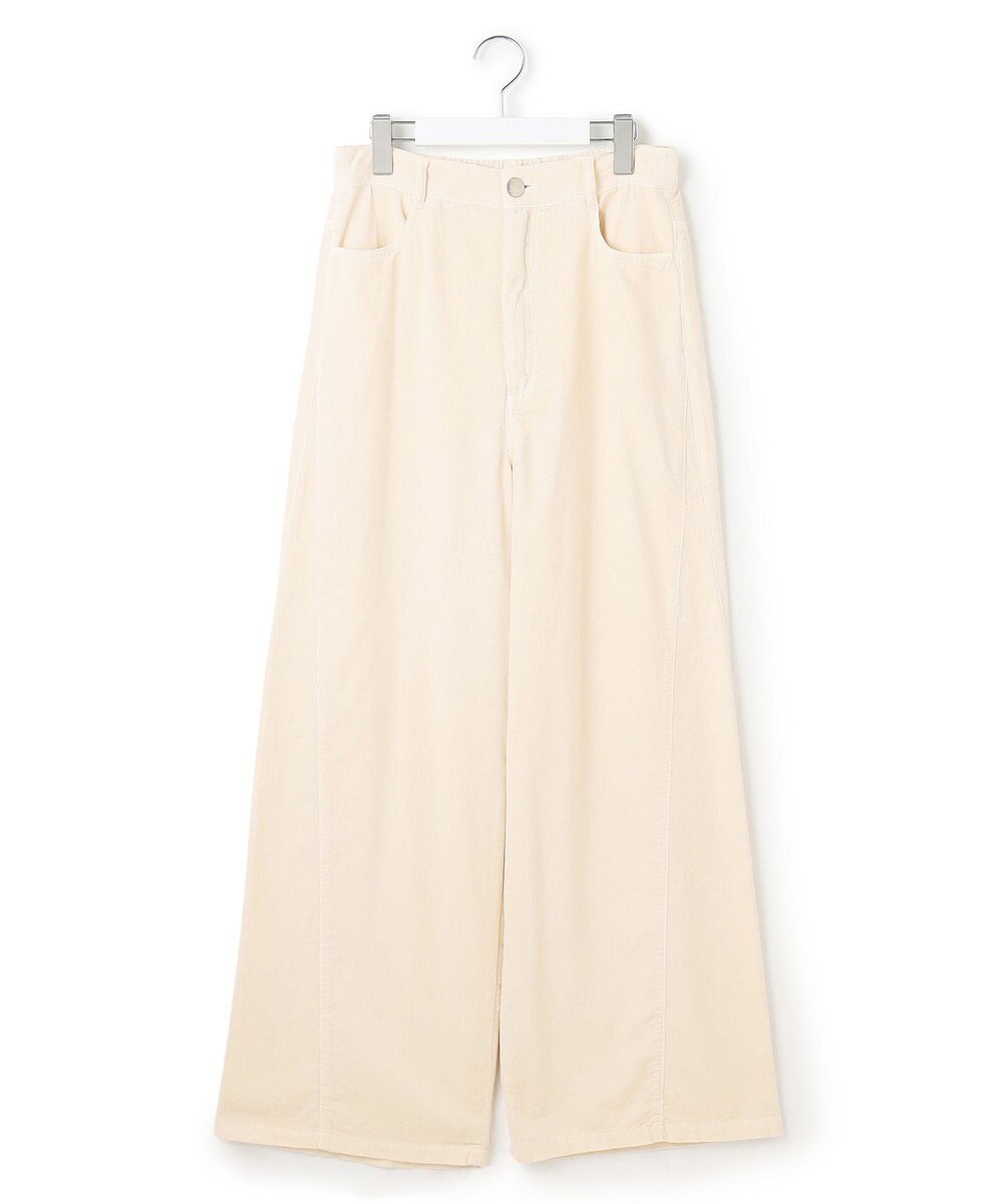 23区 S 【滝沢眞規子さん着用/洗える】コットン コーデュロイ ワイド パンツ 