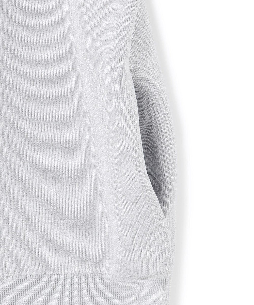 ICB L 【洗える】コットンポリエステルスムース ニットブルゾン 