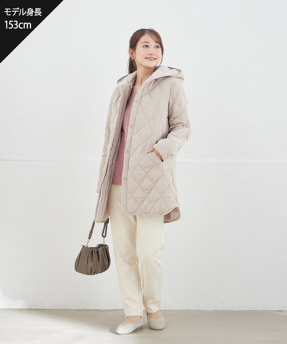 Tiaclasse 【安田美沙子さん着用・洗える】メランジVネックニットプルオーバー 