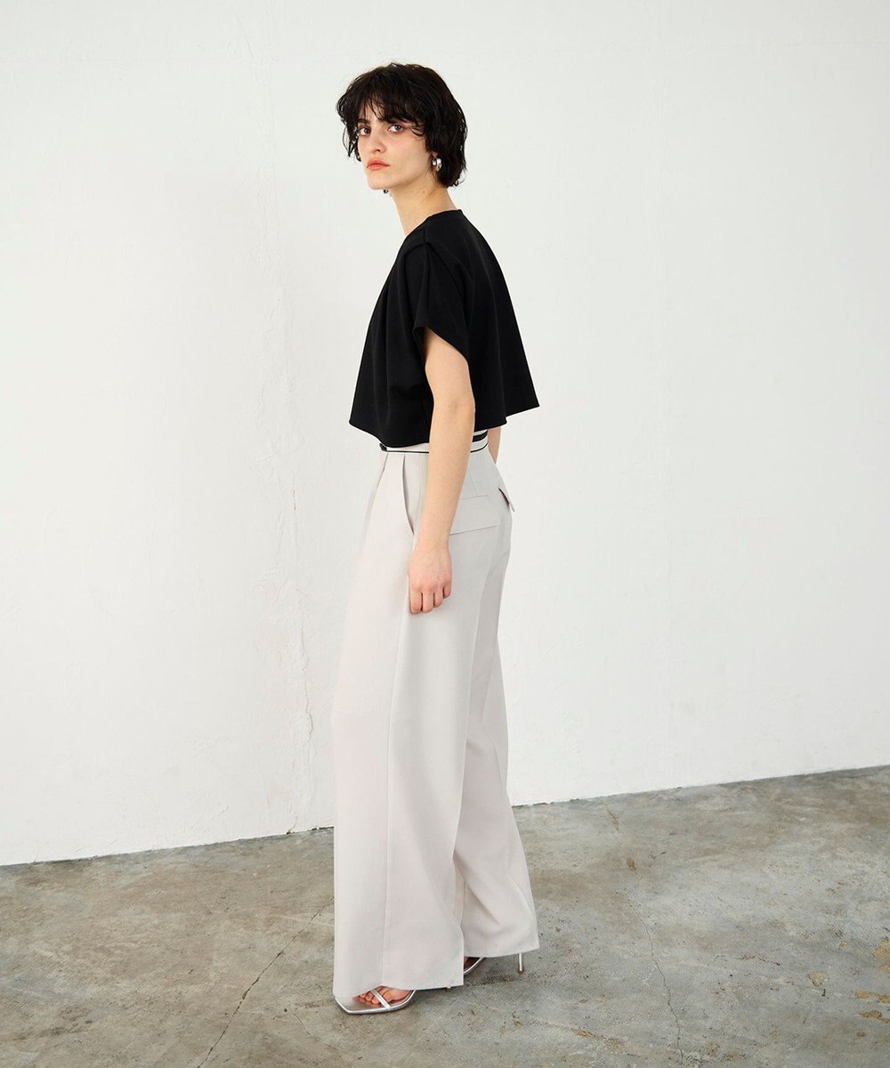 GRACE CONTINENTAL タックショートトップ 