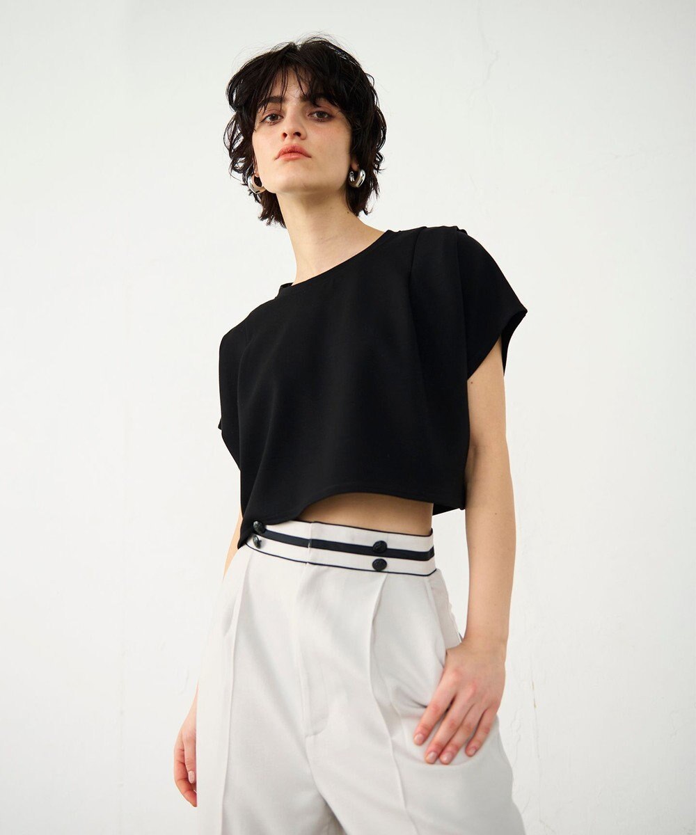 GRACE CONTINENTAL タックショートトップ 