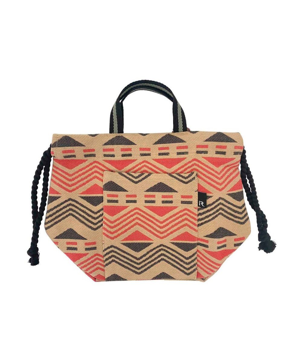 ROOTOTE 1241【巾着タイプ】LT.デリ.エスニックパターン-A 