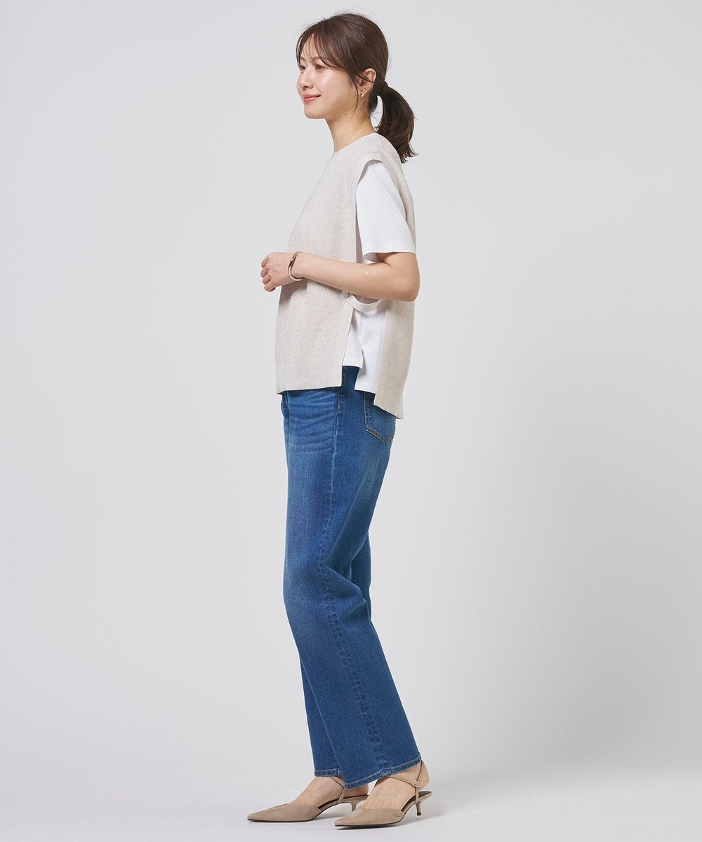 J.PRESS LADIES Vis/Pe スパーク ニット ベスト 