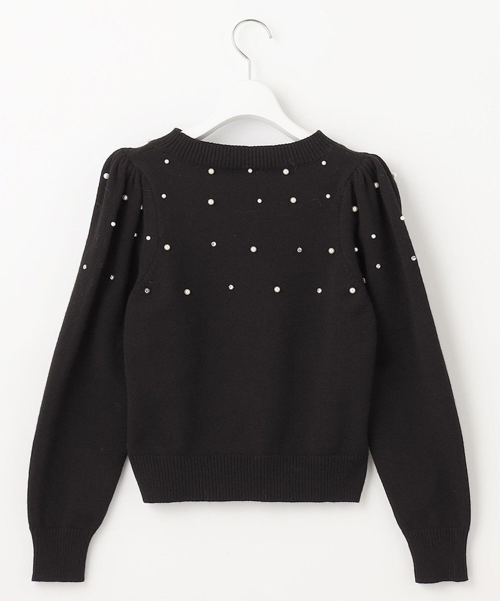 Feroux パール×ビジュー ニット 