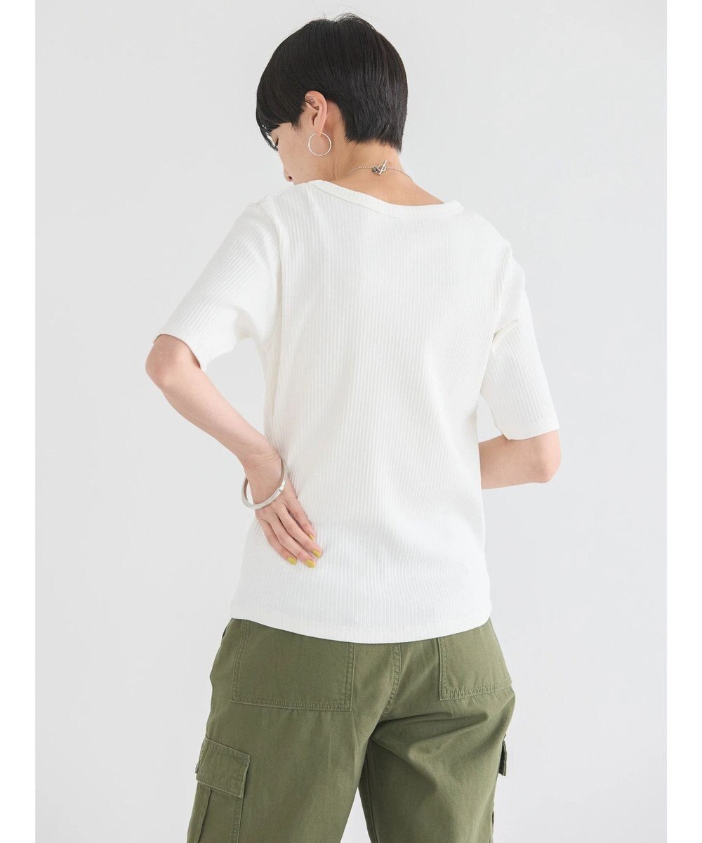 AMERICAN HOLIC 抗菌防臭針抜きテレコカットプルオーバー 