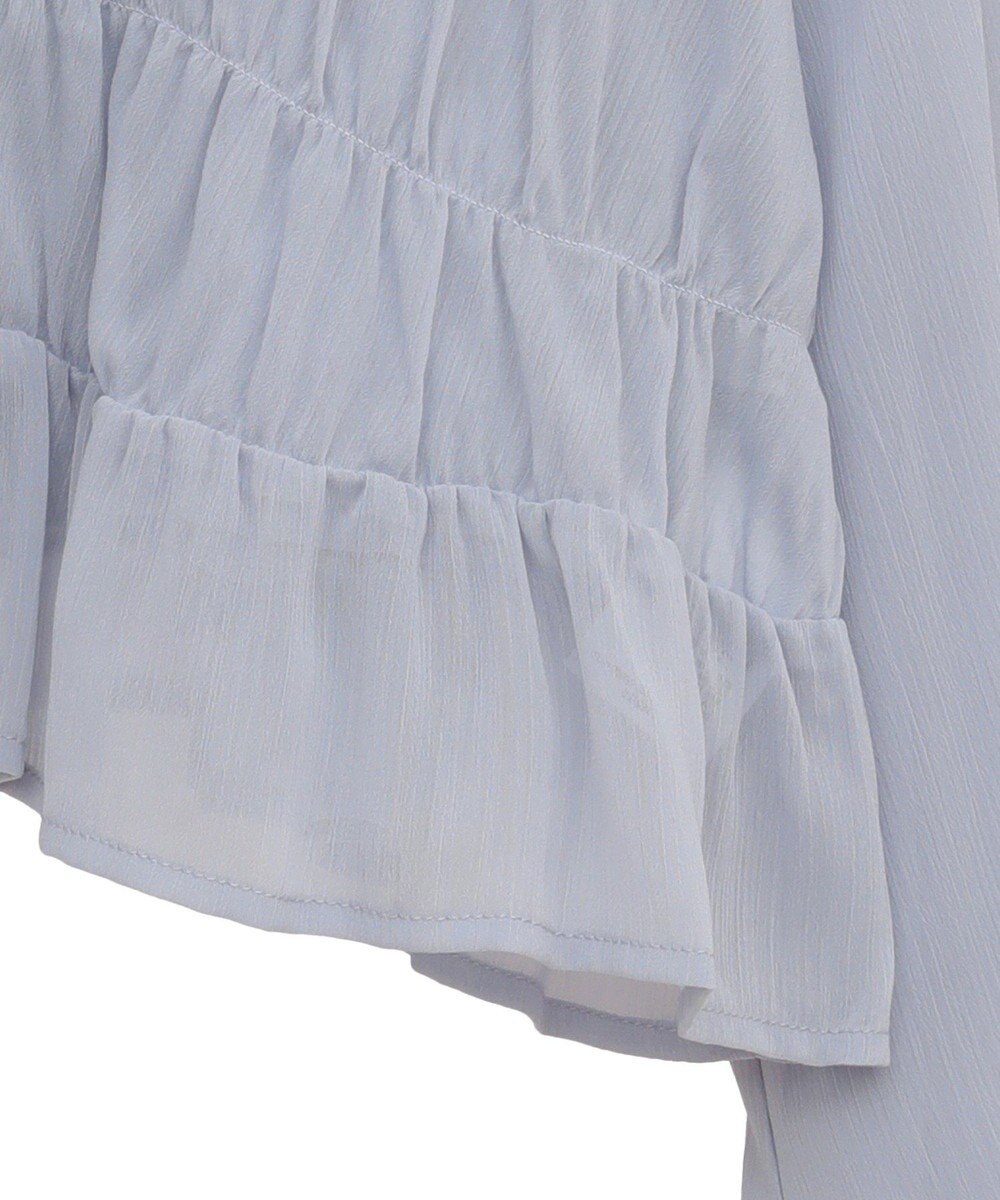 earth music&ecology ＳＥＴ２点シアーシャーリングブラウス＋インナー 