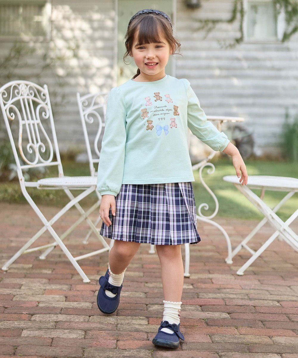 ANY KIDS プリーツ スカパン 