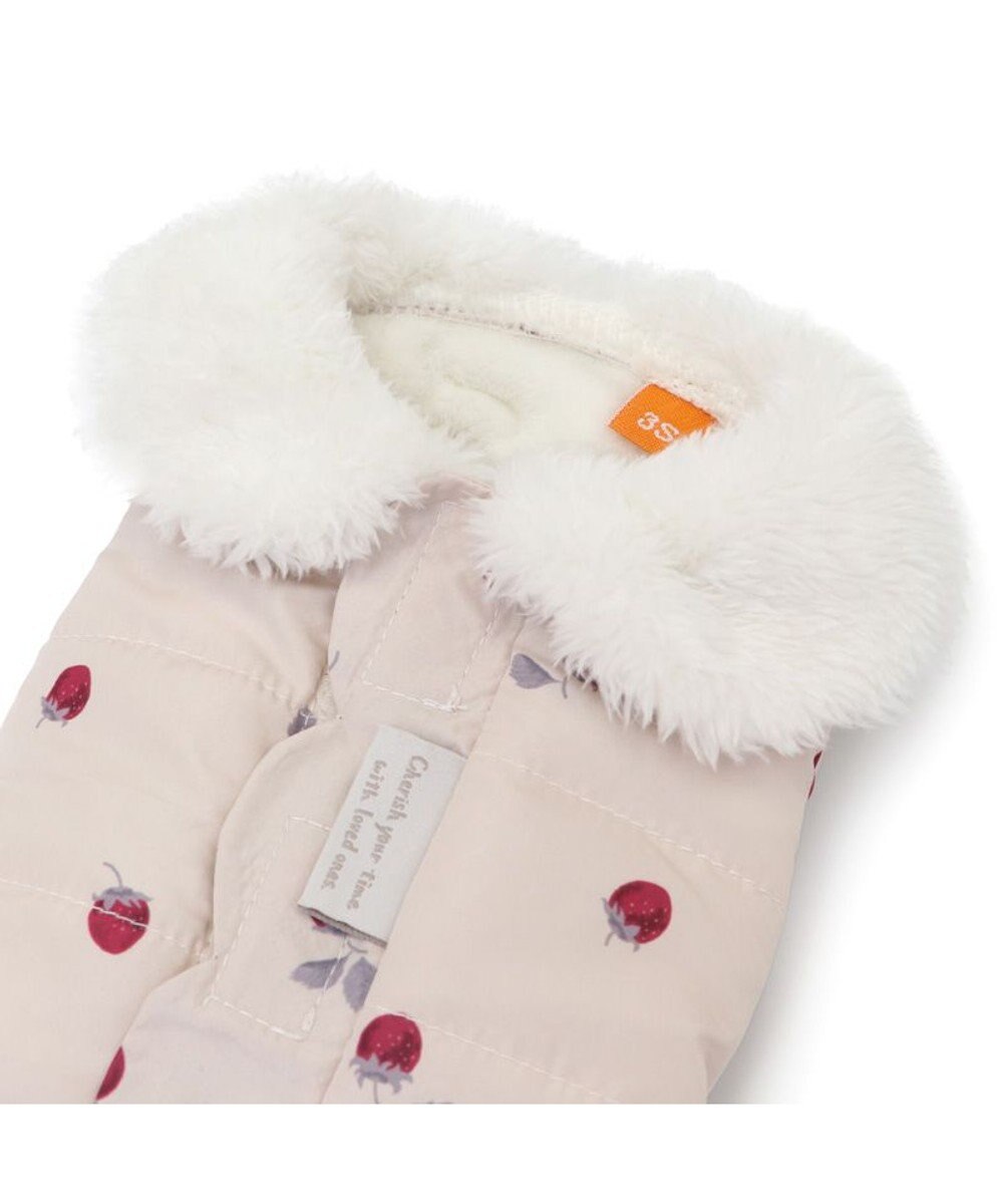 PET PARADISE ペットパラダイス 遠赤外線 背中開き 綿入りベスト 《いちご》 超小型犬 小型犬 