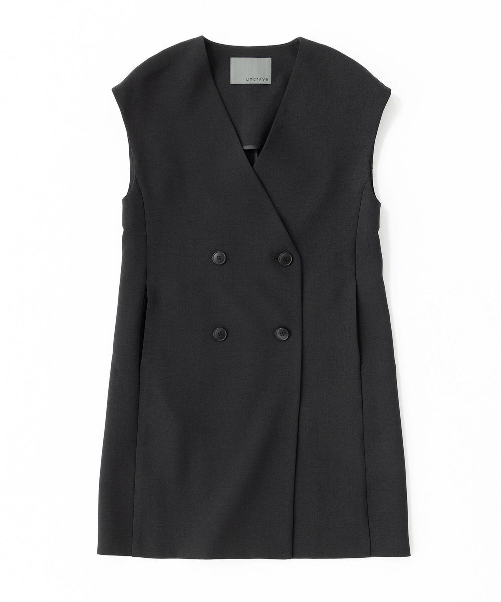 uncrave 【UVカット・接触冷感】ウォッシャブルドライサップ ジレ 