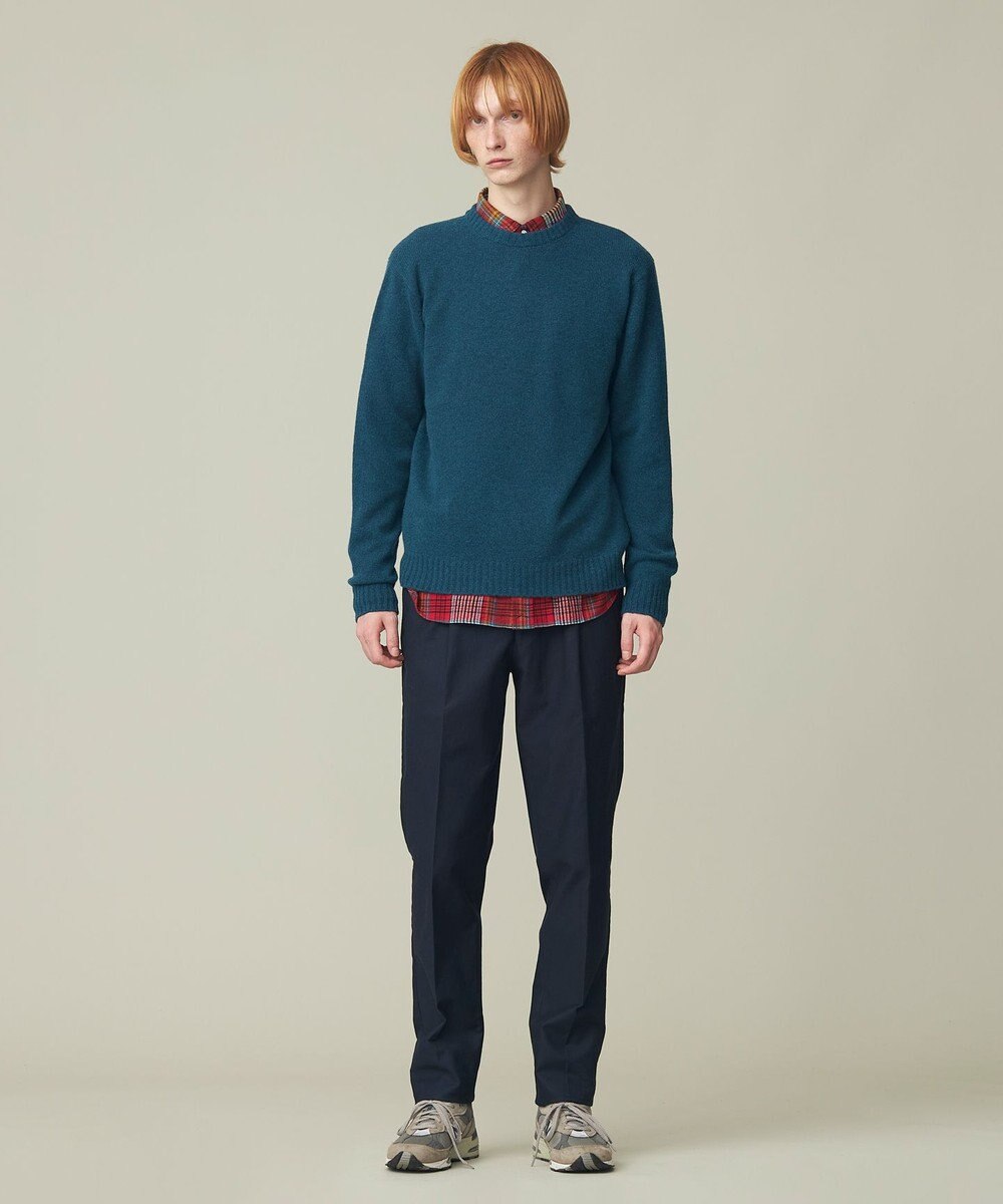 J.PRESS MEN パウダー ピケストレッチパンツ 