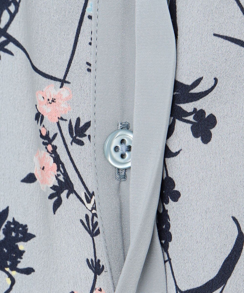 自由区 S 【WEB&一部店舗限定】ハーバルフロープリント8分袖 ワンピース 