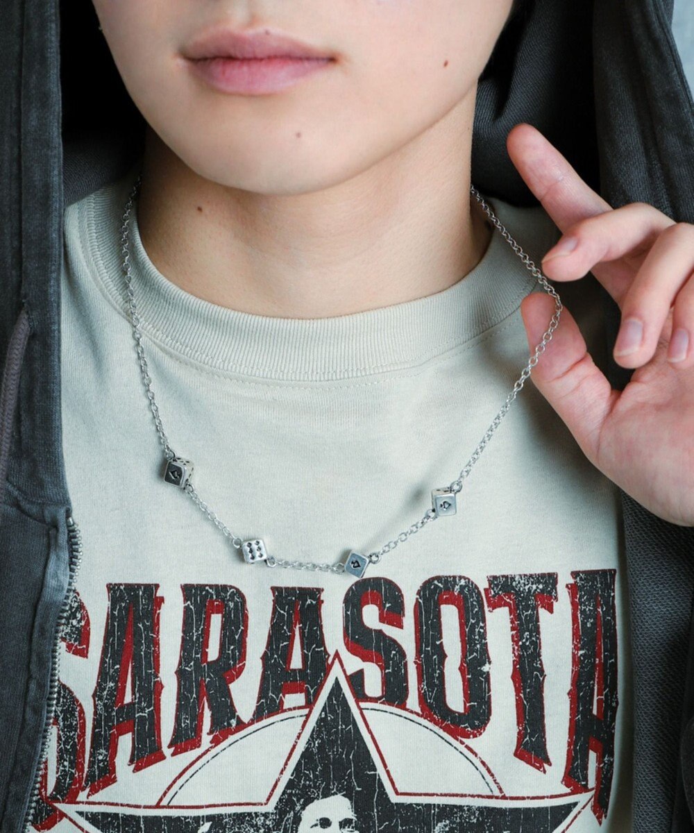 WEGO Mモチーフチェーンネックレス 