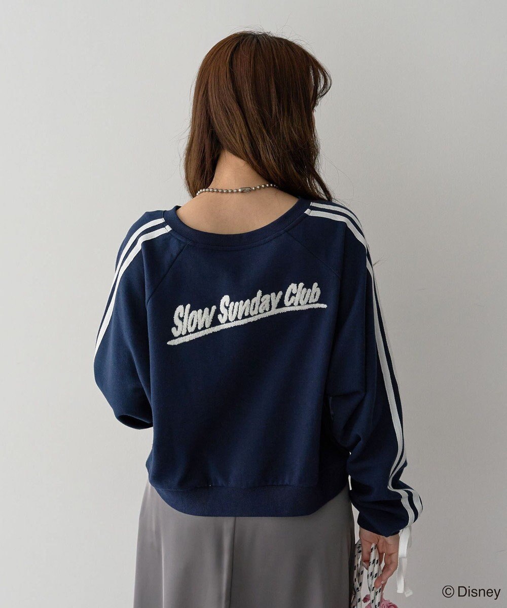 Green Parks ミッキー＆フレンズ／袖リボンショートプルオーバー 