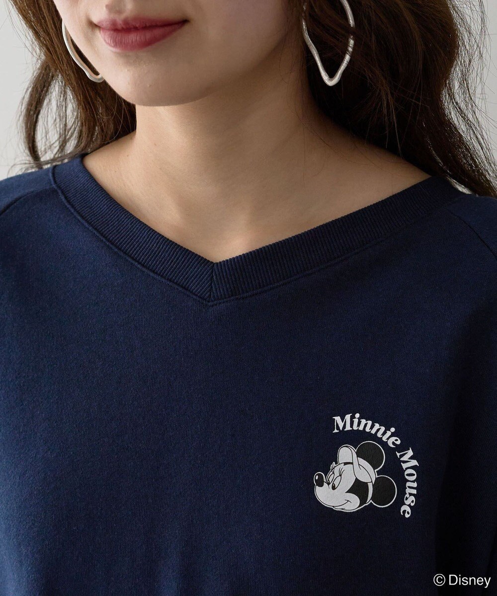 Green Parks ミッキー＆フレンズ／袖リボンショートプルオーバー 